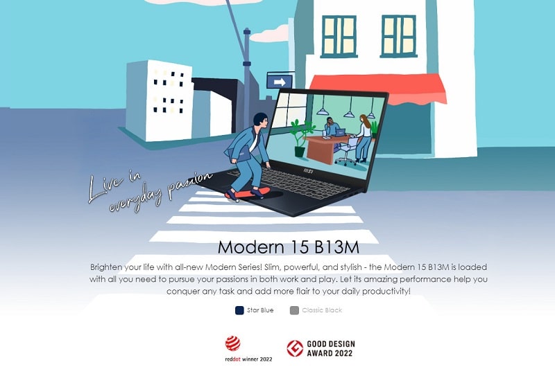 Msi modern 15 - giới thiệu