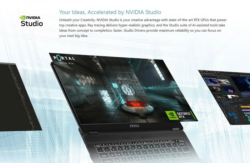 Cấu hình của laptop MSI Prestige 14 AI Studio (ảnh minh hoạ)