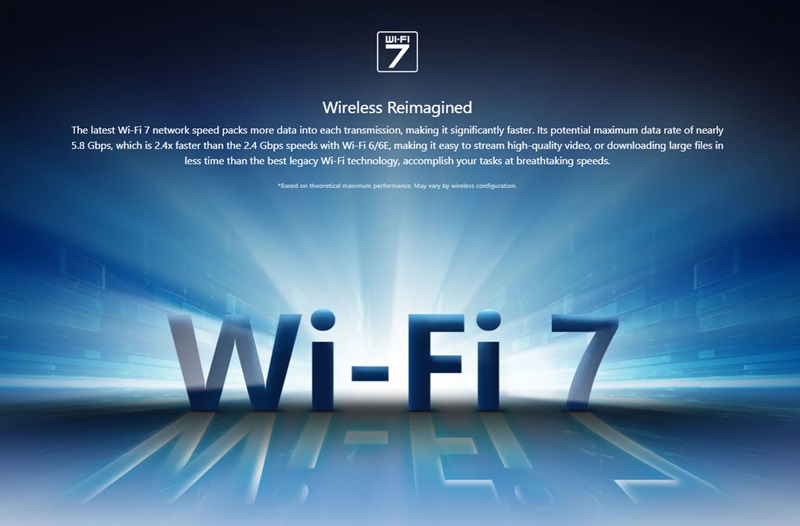 Wi-Fi của laptop MSI Prestige 14 AI Studio (ảnh minh hoạ)