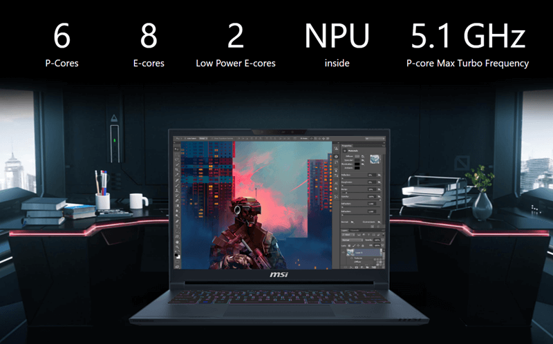 MSI Stealth 14 AI - Performance