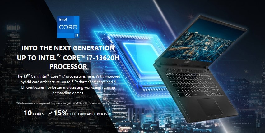 Hiệu năng MSI Stealth 15