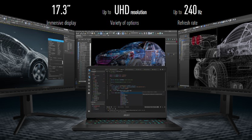 MSI GP76 còn được trang bị WQHD 2K