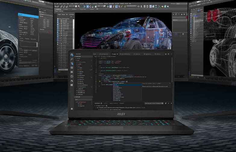 MSI Vector GP77 - Màn hình (Ảnh minh họa)