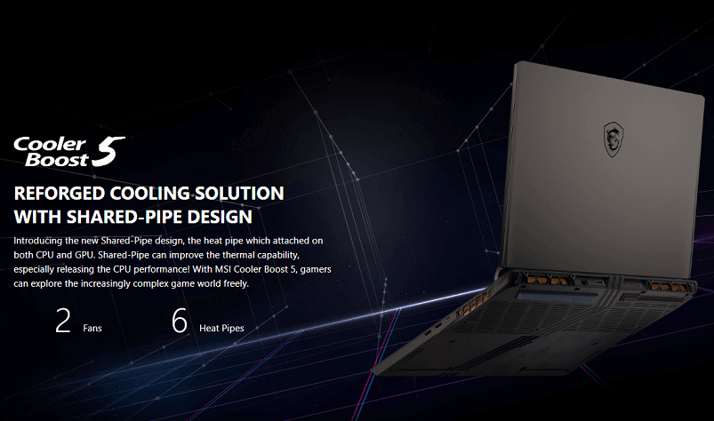 Hệ Thống Tản Nhiệt Cooler Boost 5 MSI GP78