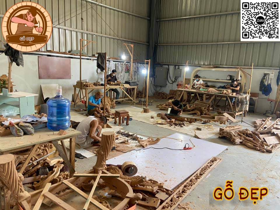 Cuốn thư câu đối dát vàng CTCD 66226 được sản xuất tại xưởng