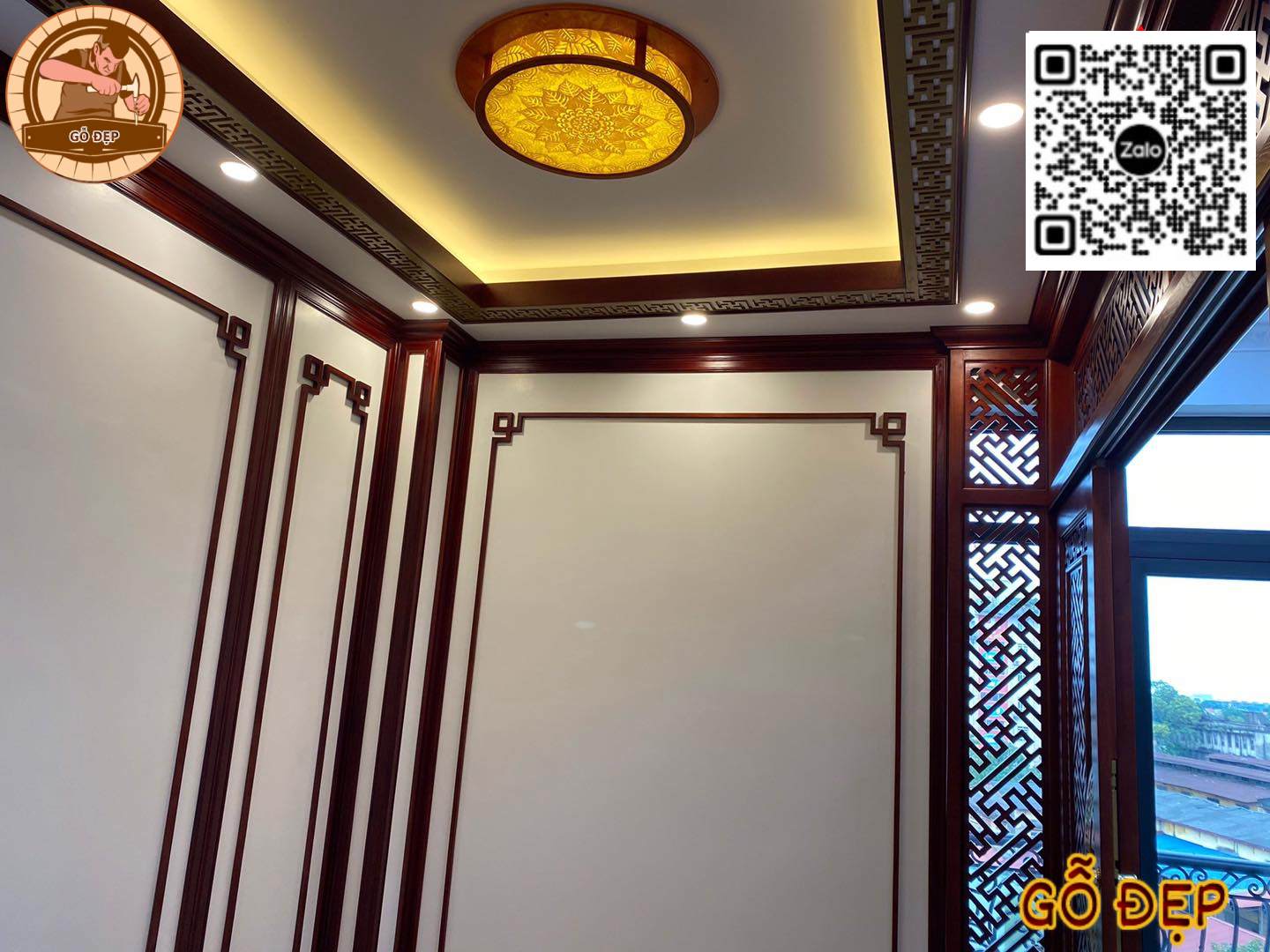 Cửa Phòng Thờ Đẹp BT 6212 bền đẹp