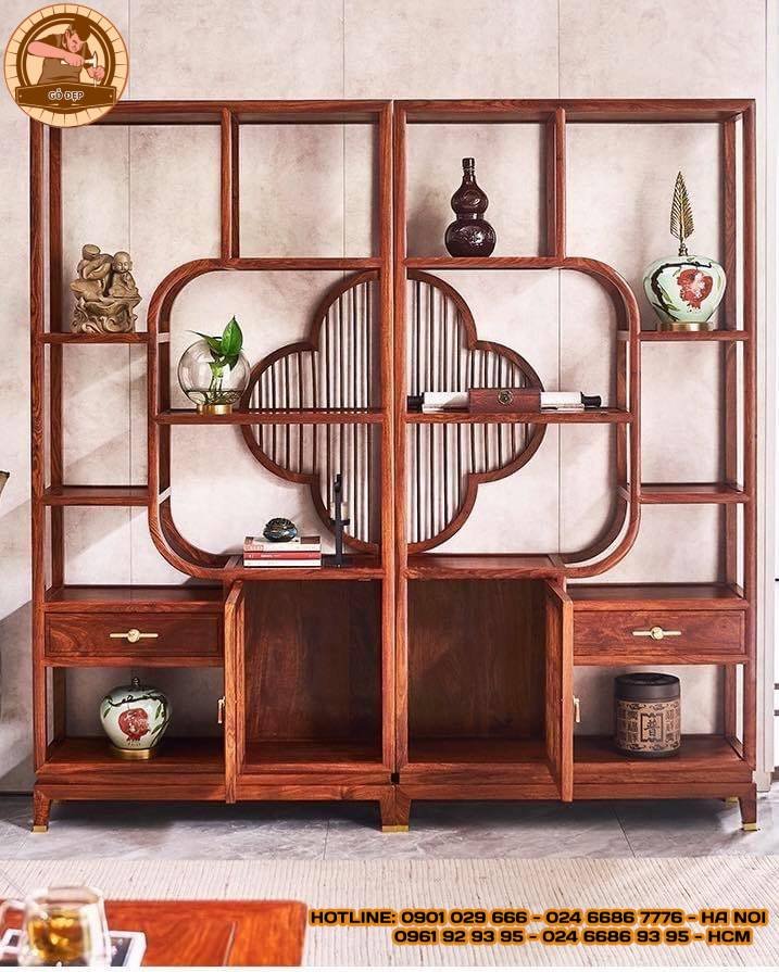 Kệ Trưng Bày TB01 được làm từ nhiều loại gỗ chất lượng tốt