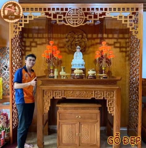 Thiết kế phòng thờ đẹp, hiện đại cũng đang là xu hướng mới