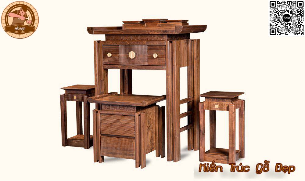 không gian thờ cúng đẳng cấp và sang trọng