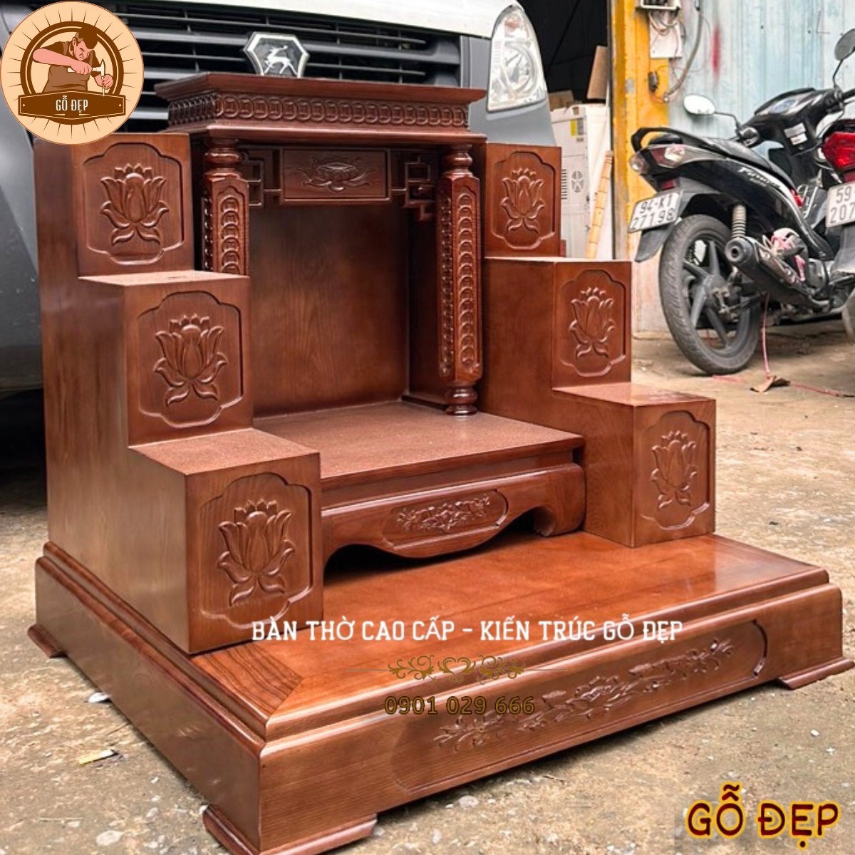 Bàn thờ thần tài giá rẻ và chất lượng