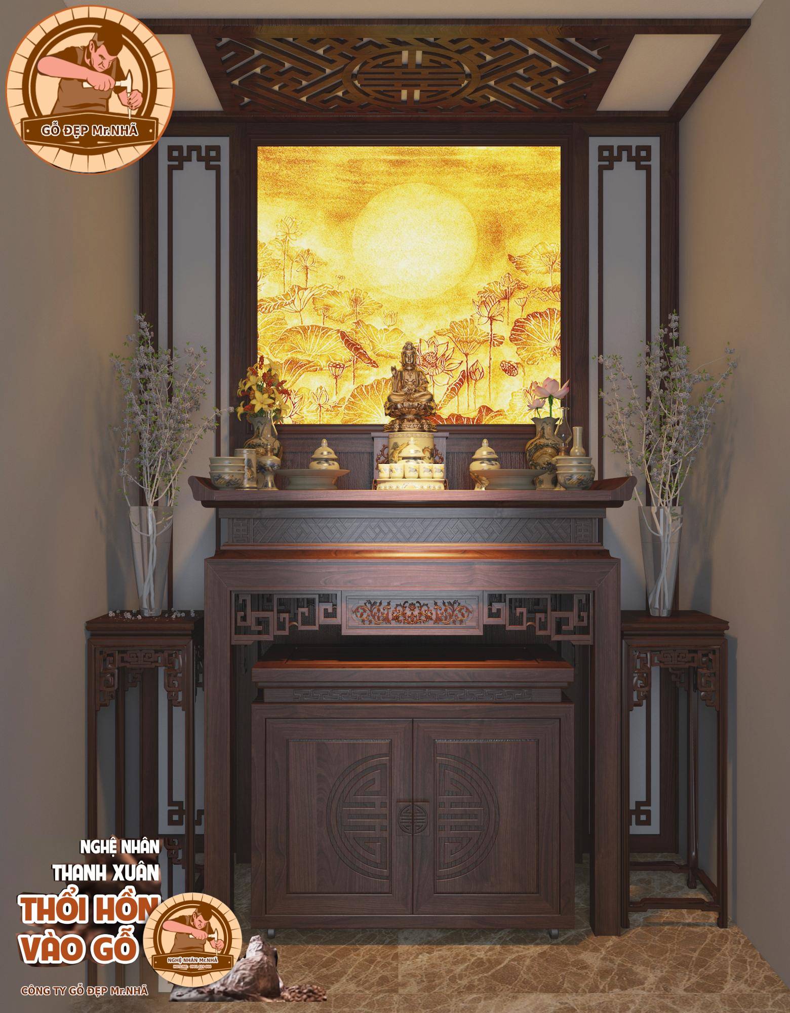 Với chất liệu gỗ sồi tự nhiên cao cấp