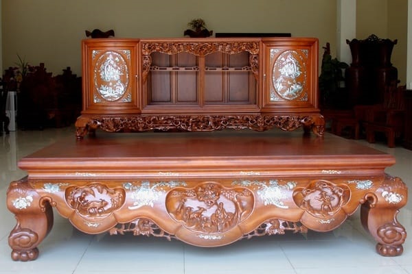 Mẫu sập gỗ sồi được nhiều người tin tưởng sử dụng