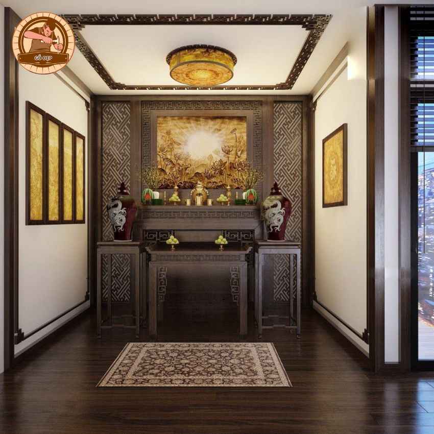 Cách bố trí đèn thờ hợp phong thủy nhất