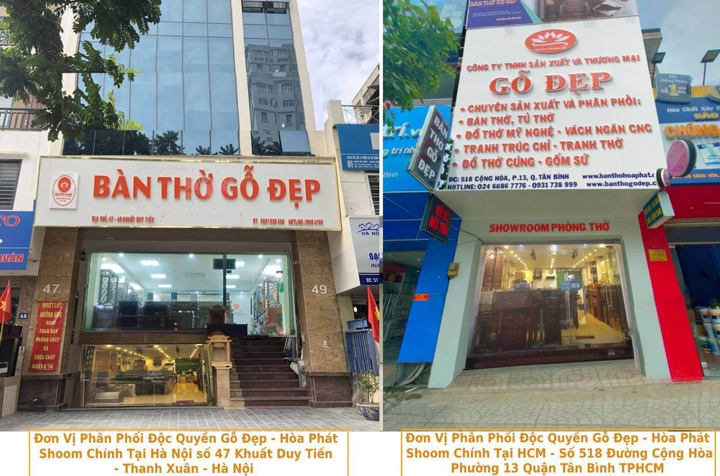 Xưởng Gỗ Đẹp - địa chỉ mua bàn thờ thành phố Phan Thiết, Bình Thuận