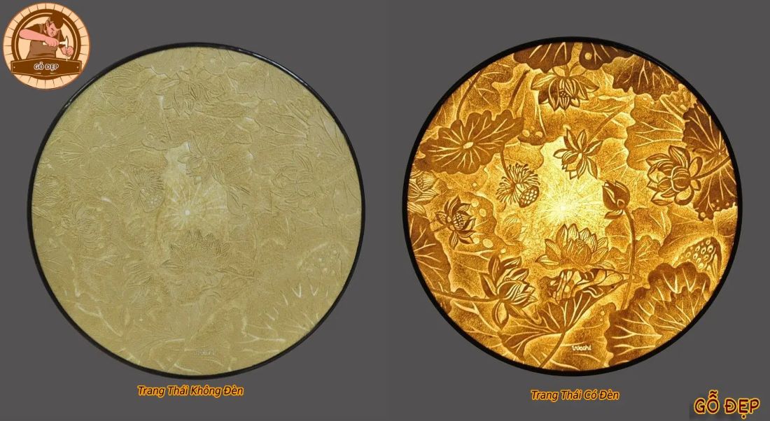 Dòng tranh giấy dừa phòng thờ vô cùng mới lạ và độc đáo