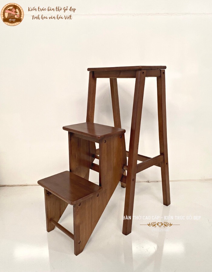 Mẫu ghế thắp hương gấp gọn 85 được nhiều gia đình tin dùng