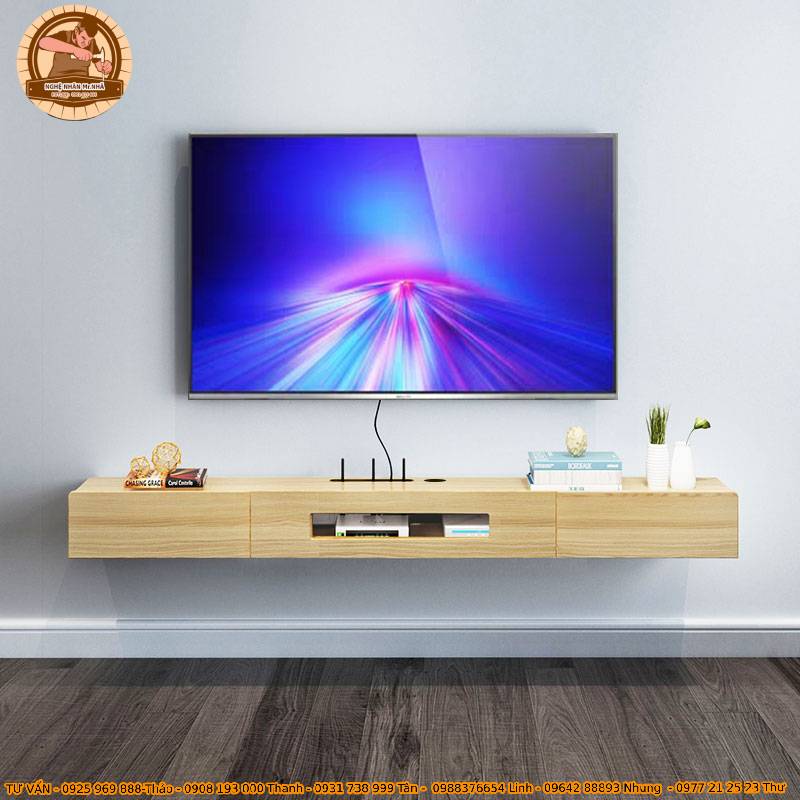 Kệ Tivi Treo Tường - MS 28 đơn giản, hiện đại