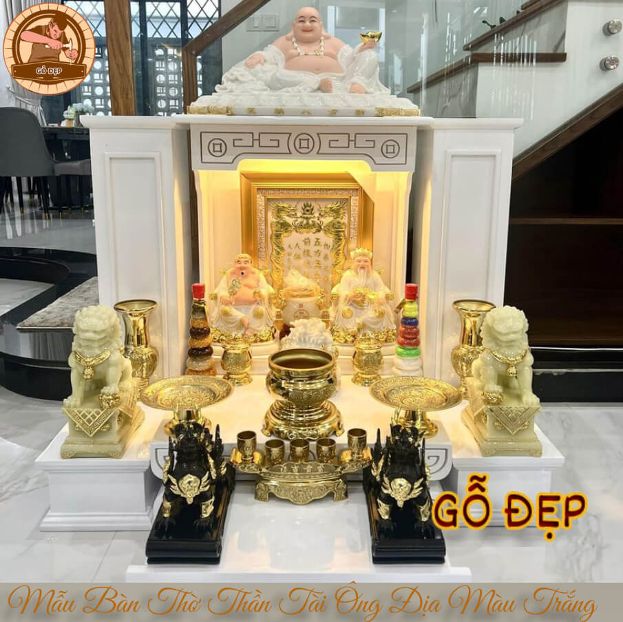 bàn thờ thần tài ông địa đẹp