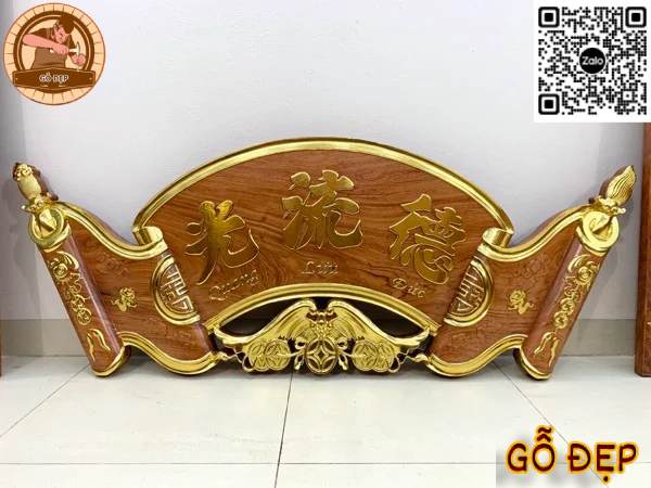 Hình ảnh về mẫu cuốn thư hiện đại dát vàng