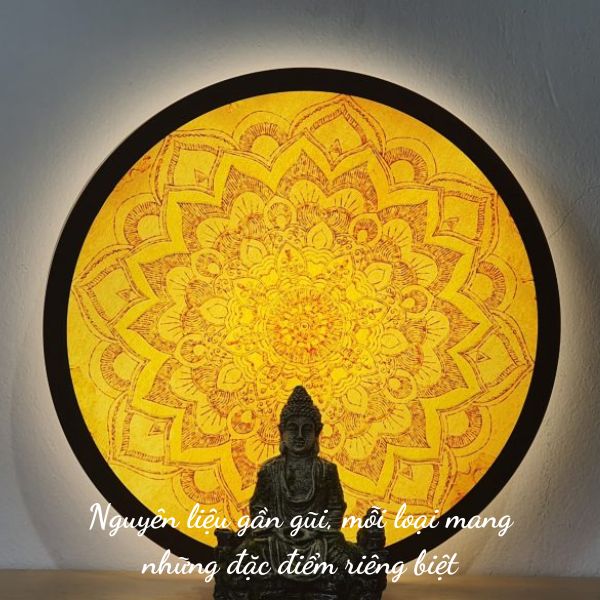 Nguyên liệu gần gũi, mỗi loại mang những đặc điểm riêng biệt