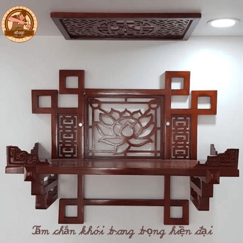 Tấm chắn khói trang trọng,đẹp hiện đại.