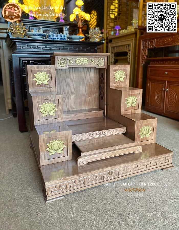 Kệ đất Thần Tài với kiểu dáng đẹp từng chi tiết