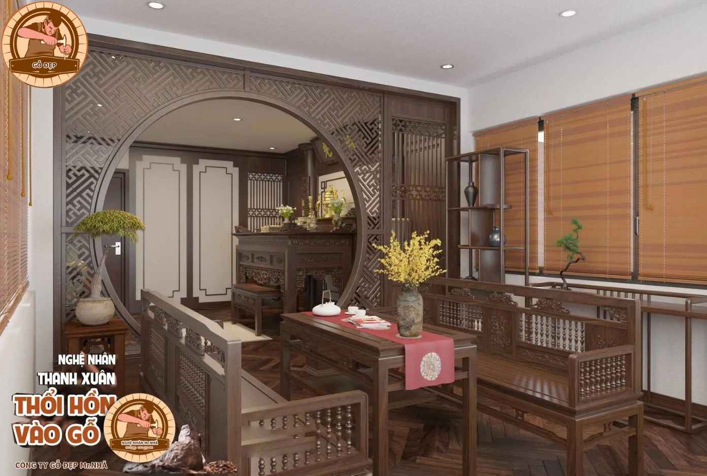 Thiết kế phòng thờ trên sân thượng cần tuân thủ những quy tắc