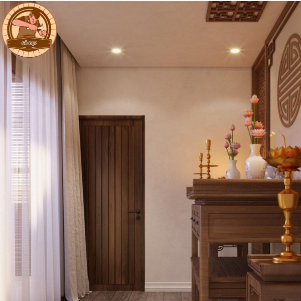 Rèm cửa phòng thờ