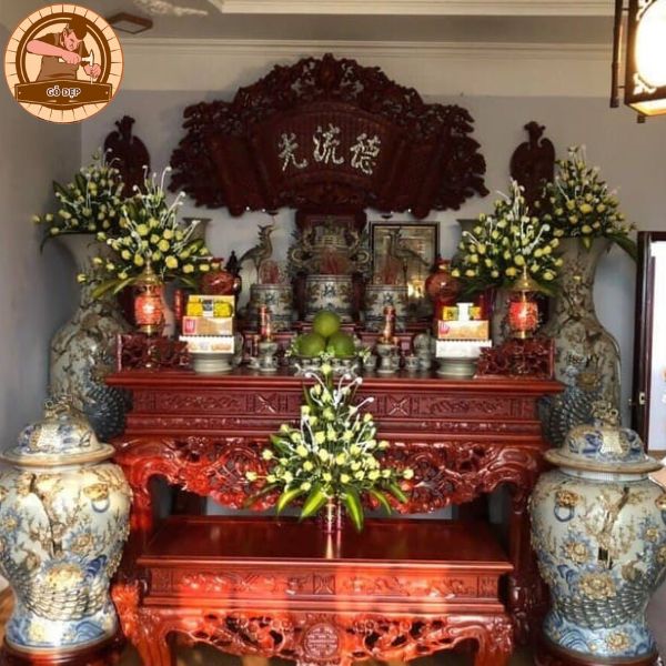 Cách trang trí bàn thờ cửu huyền thất tổ chuẩn tâm linh, phong thủy