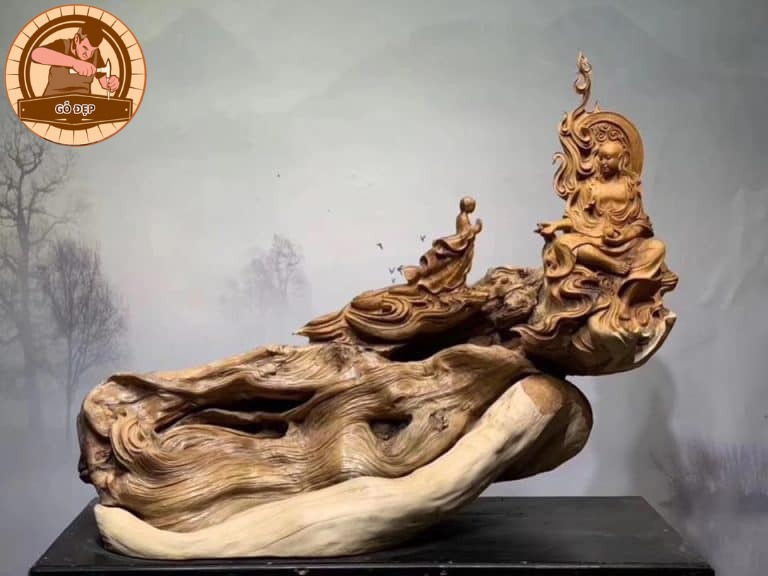 Gỗ nhai bách có những tư thế và hình dáng độc đáo