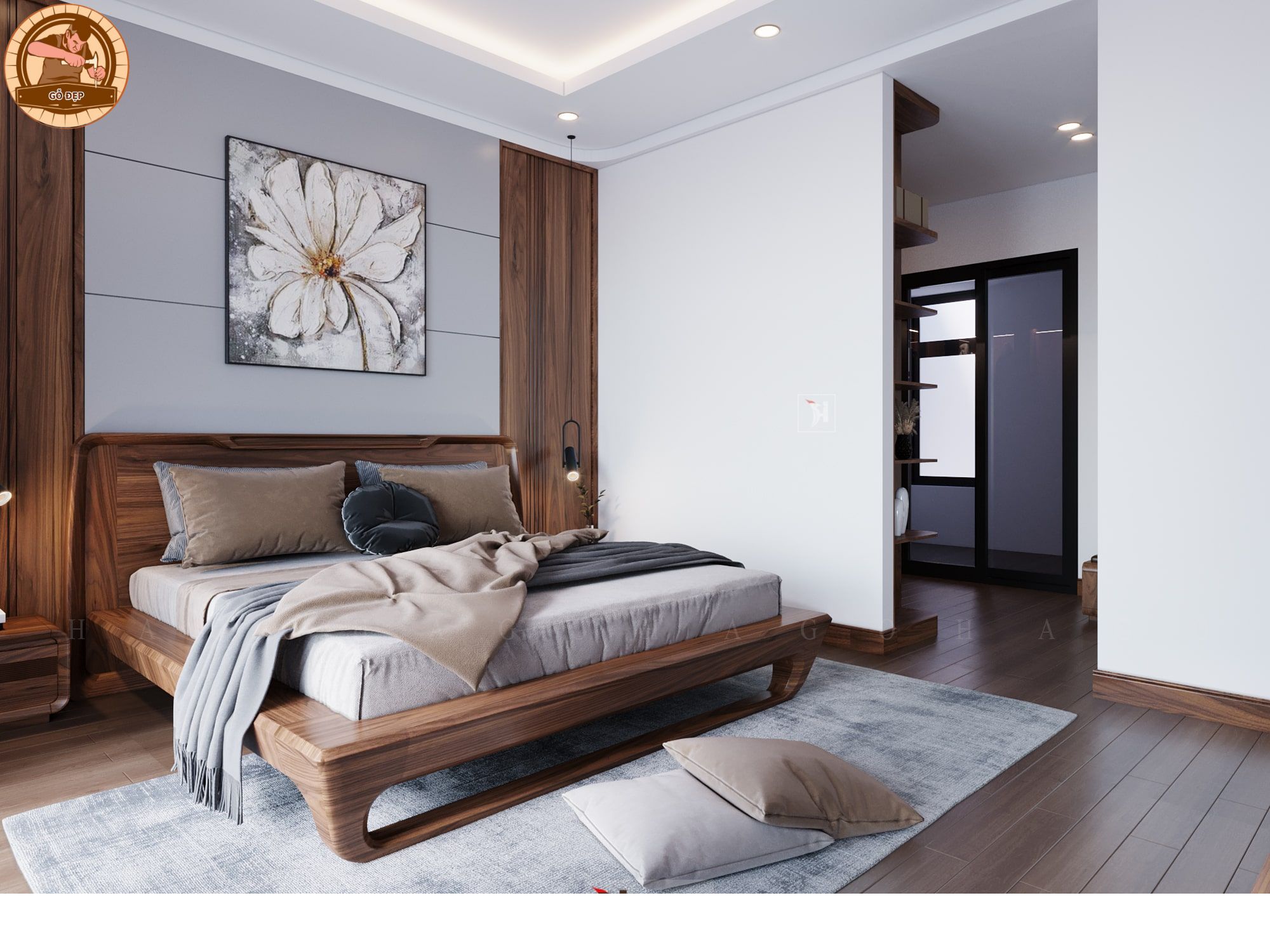 Gỗ óc chó có giá trị cao phù hợp để làm giường ngủ, tủ gỗ