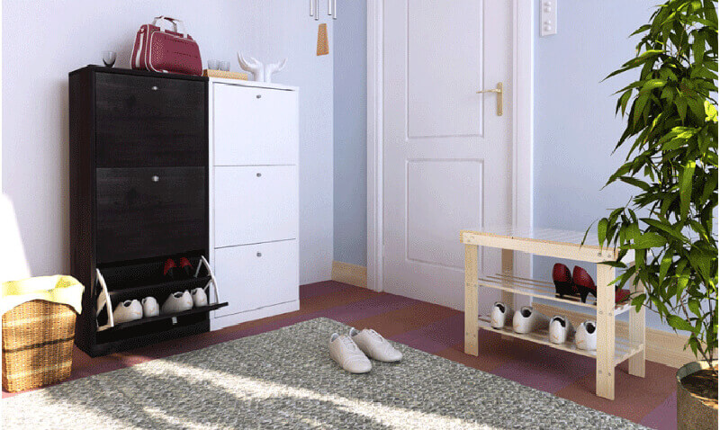 Tủ giày TG02 nhỏ gọn, tiện lợi