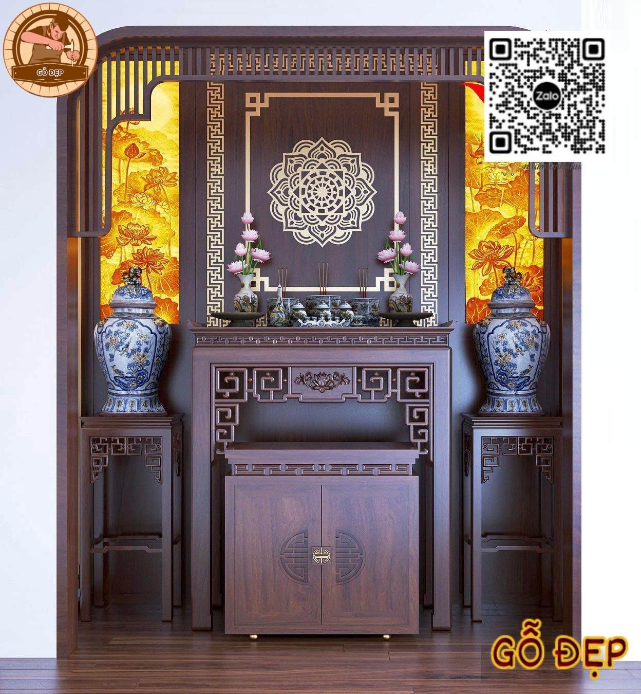 Kích thước an gian thờ chuẩn phong thuỷ, thu hút tài lộc