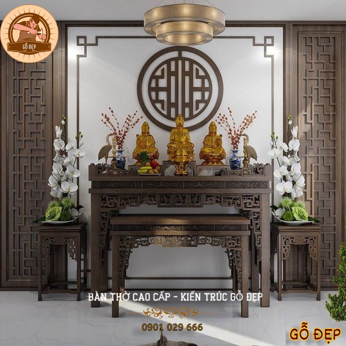 Địa chỉ mua bàn thờ tại Nam Định đón tài lộc may mắn cho gia chủ