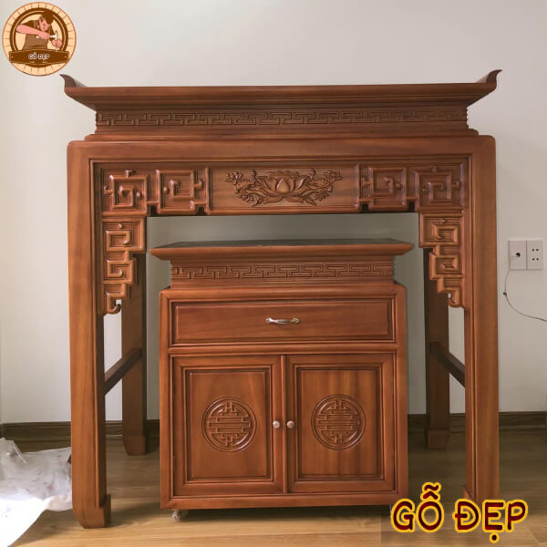 bàn thờ giá rẻ bt 308 có thể phù hợp với nhiều phong cách kiến trúc khác nhau