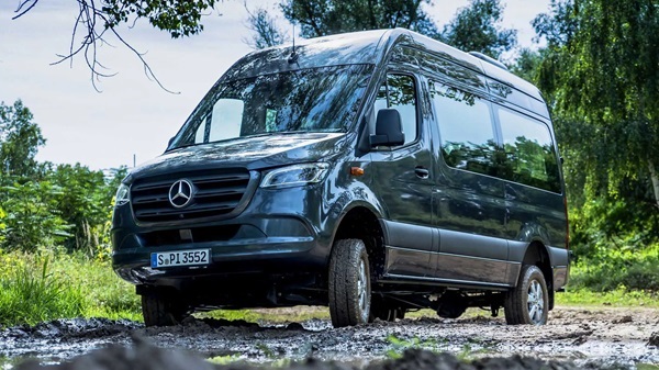 Kích thước xe ô tô 16 chỗ của dòng xe Mercedes Sprinter