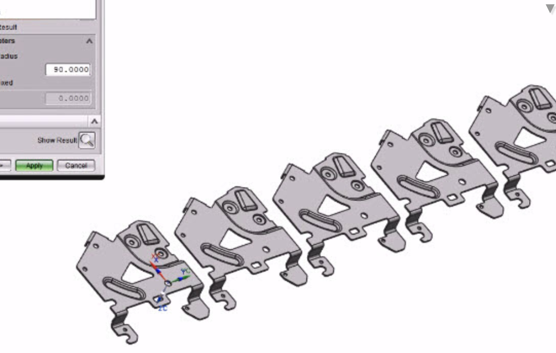 layout trải sản phẩm đột dập