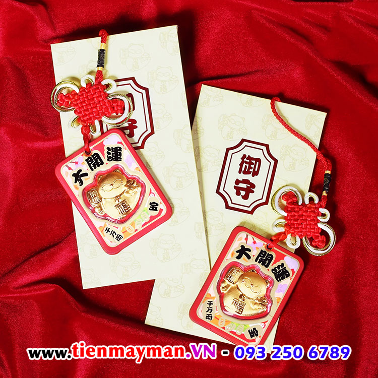 cung cấp số lượng bao lì xì mèo thần tài vàng 24k giá sỉ tốt nhất