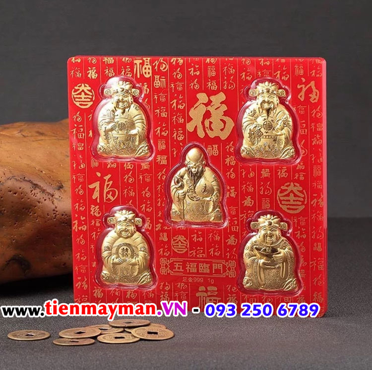 cung cấp số lượng Bộ 5 ông Phúc Lộc Thọ Tài Hỷ mạ vàng 24k giá sỉ tốt nhất