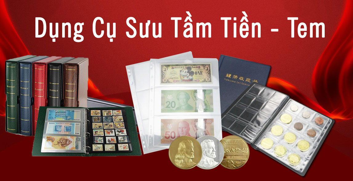 Dụng cụ bảo quản tiền sưu tầm