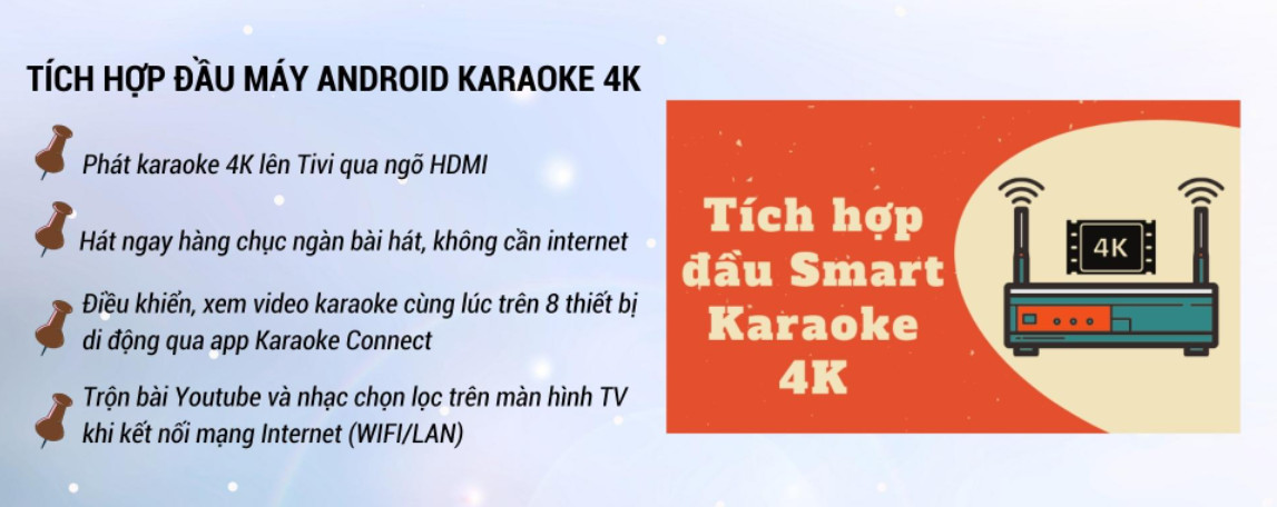 Loa karaoke di động Acnos KSNet550