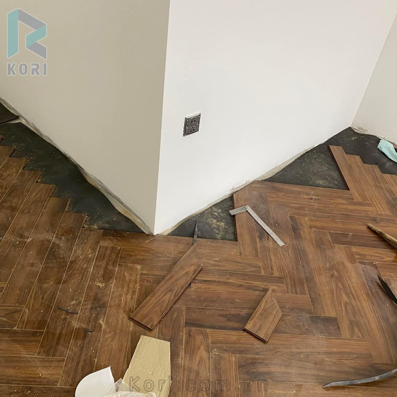 Kích thước sàn gỗ xương cá công nghiệp