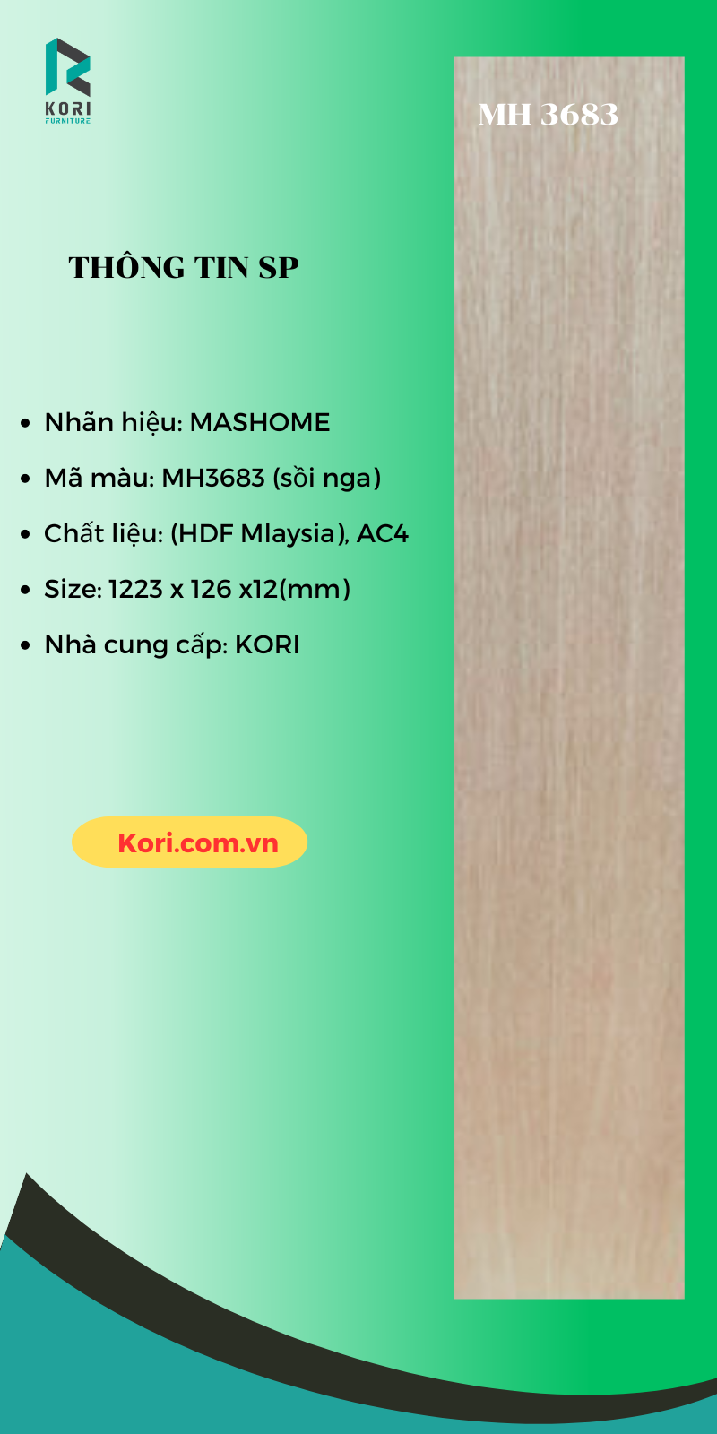 sàn gỗ màu sồi