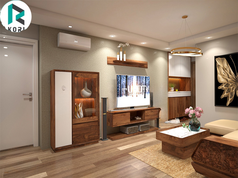 Sàn gỗ màu sắc nổi bật