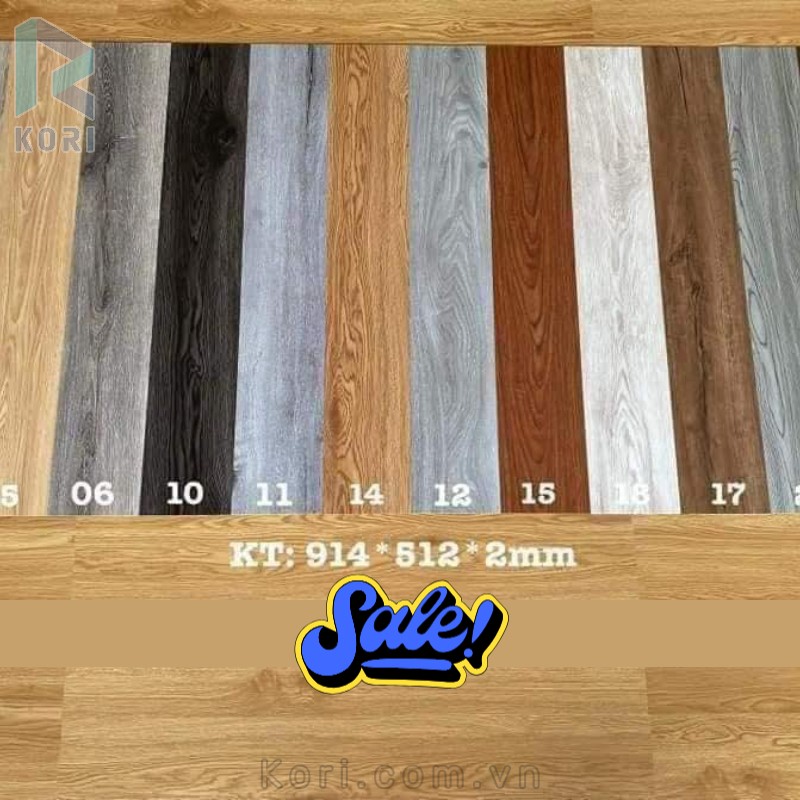 sàn nhựa giả gỗ tự dán