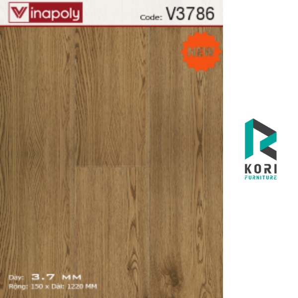 Sàn nhựa Vinapoly 3786