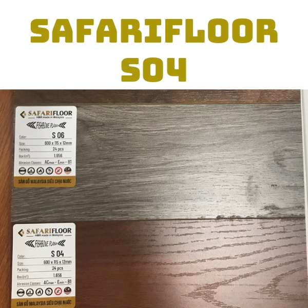 Sàn gỗ xương cá Safari S04