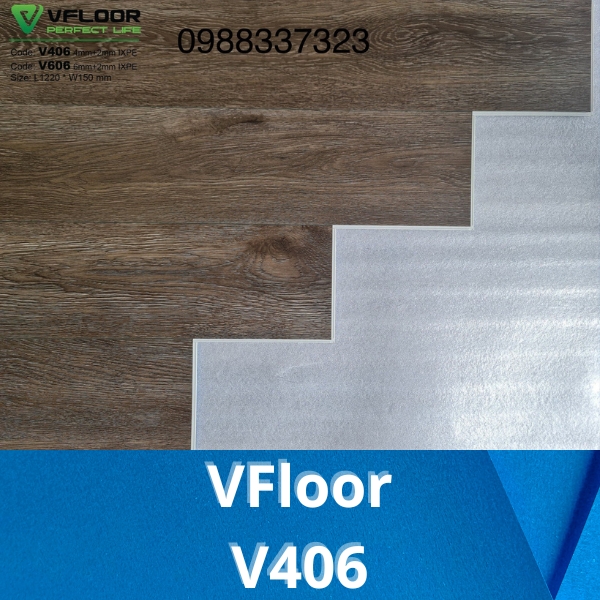 Sàn nhựa Vfloor Perfect Life V406-4mm