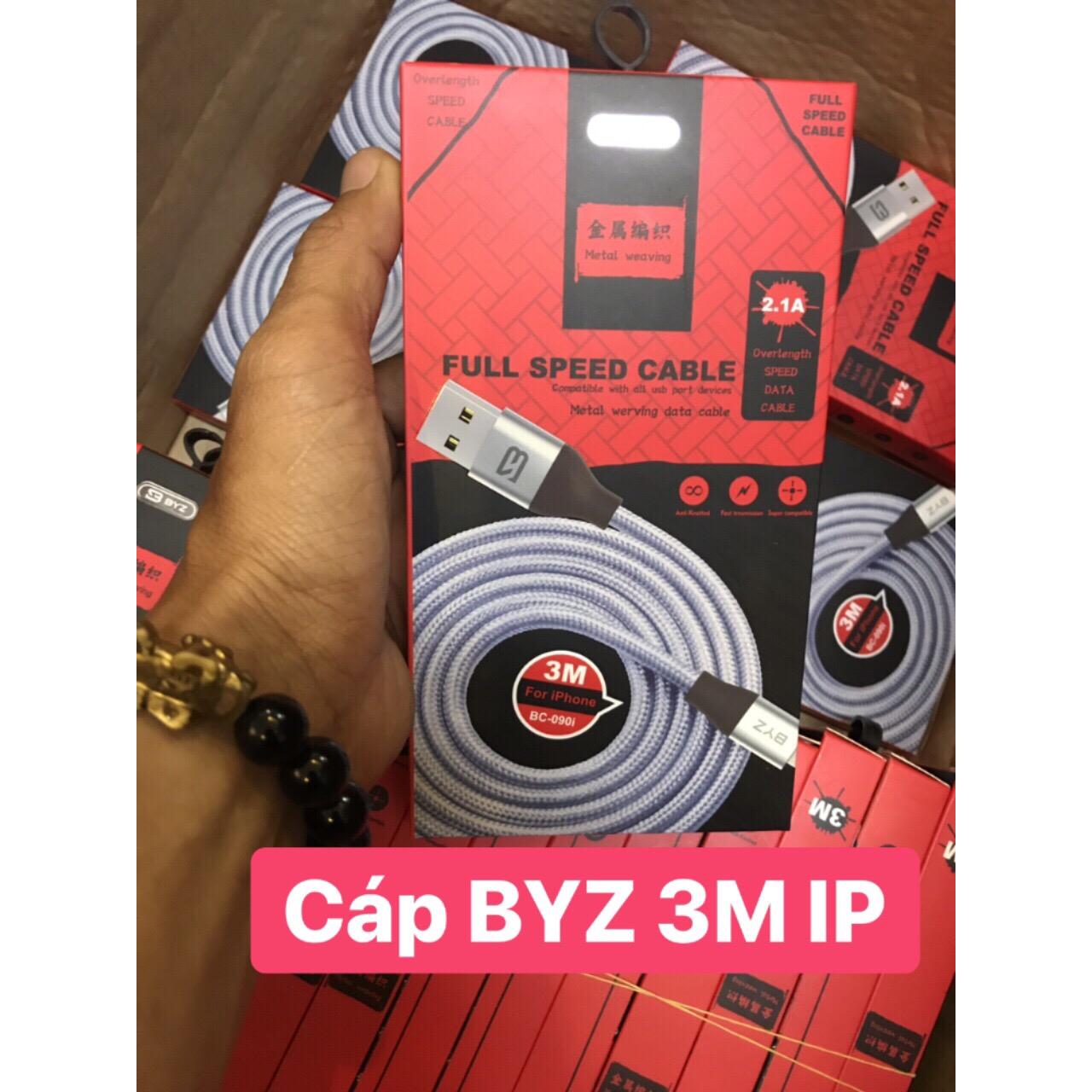 Cáp BYZ 3M đầu IPhone