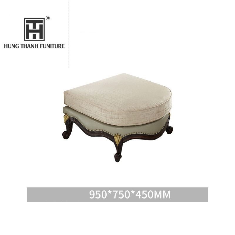 Sofa Da Bò Nhập Khẩu Cao Cấp Phong Cách Bán Cổ Điển